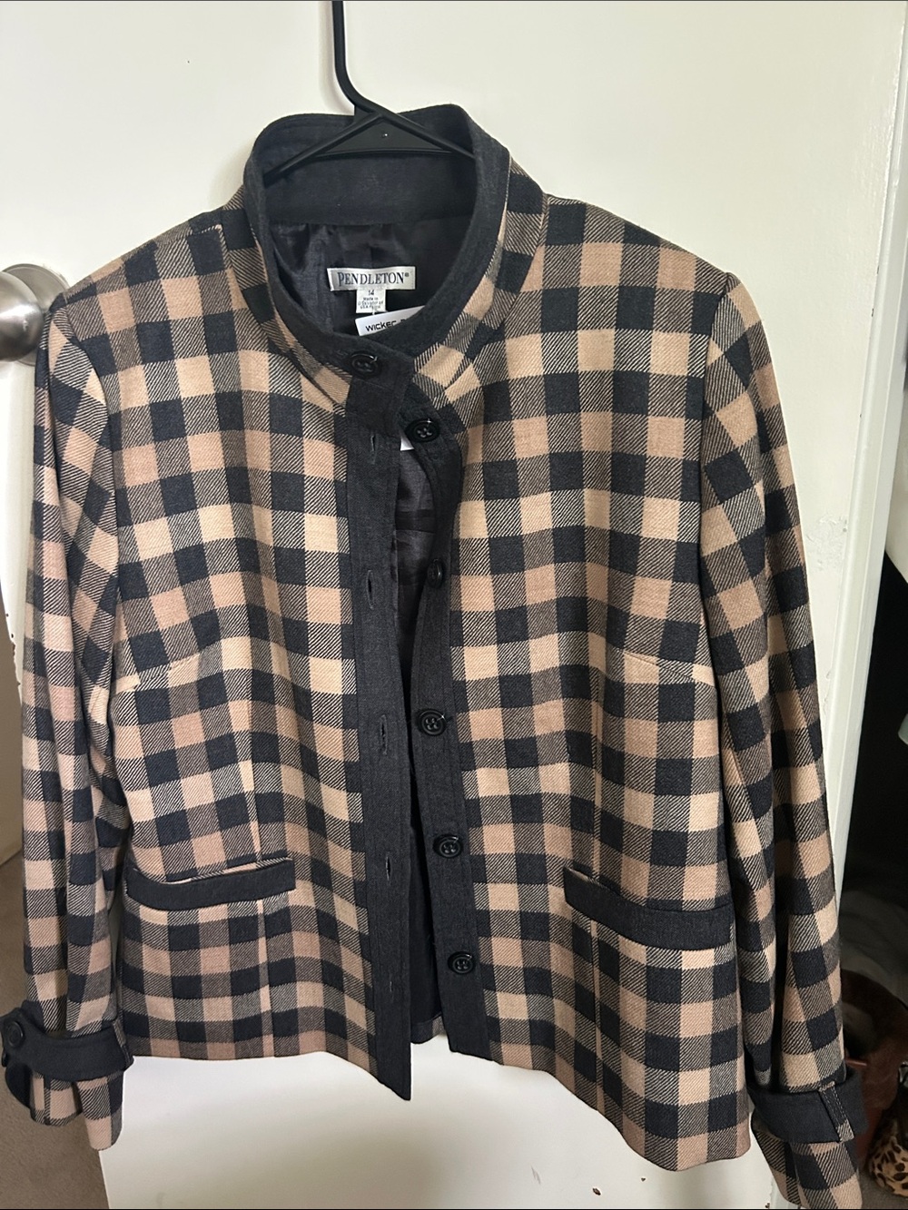 Vintage Pendleton Plaid Jacket